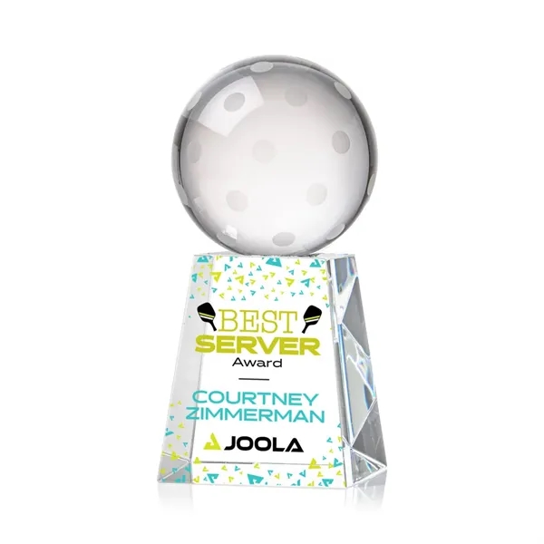 Pickleball VividPrint™ Award on Celestina - Clear... from ASI 84592 St Regis Group / St Regis