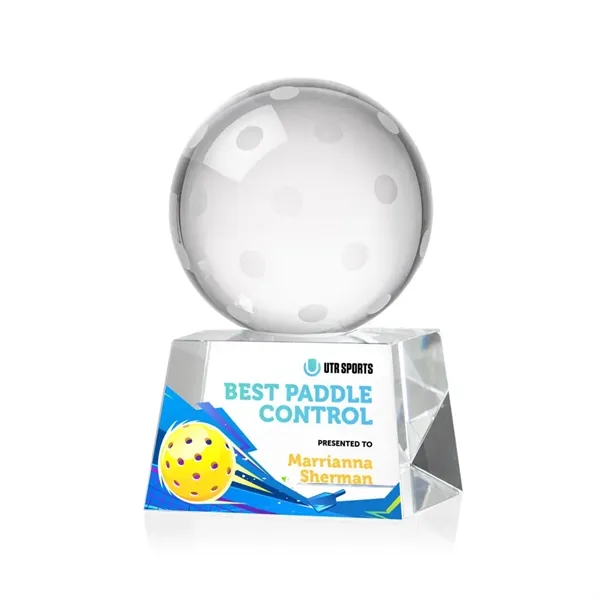 Pickleball VividPrint™ Award on Robson Base - Clear... from ASI 84592 St Regis Group / St Regis