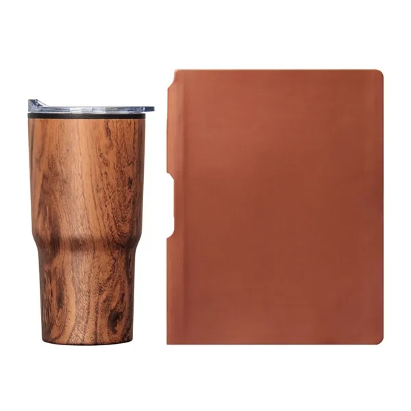 Eccolo® Groove Journal/Bexley Tumbler Gift Set... from ASI 84592 St Regis Group