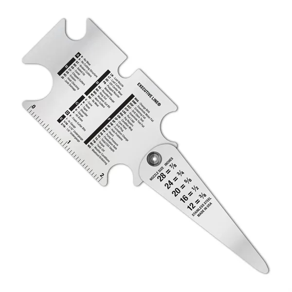 Stainless Steel PDC Wear Gauge used to measure wear on cutters... from ASI 53430 Executive Line / Executive Line®