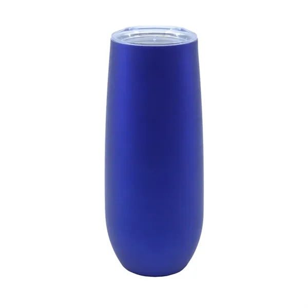 14 oz. stainless steel champagne flute with rubberized finish; includes lid... from ASI 90807 Tekweld