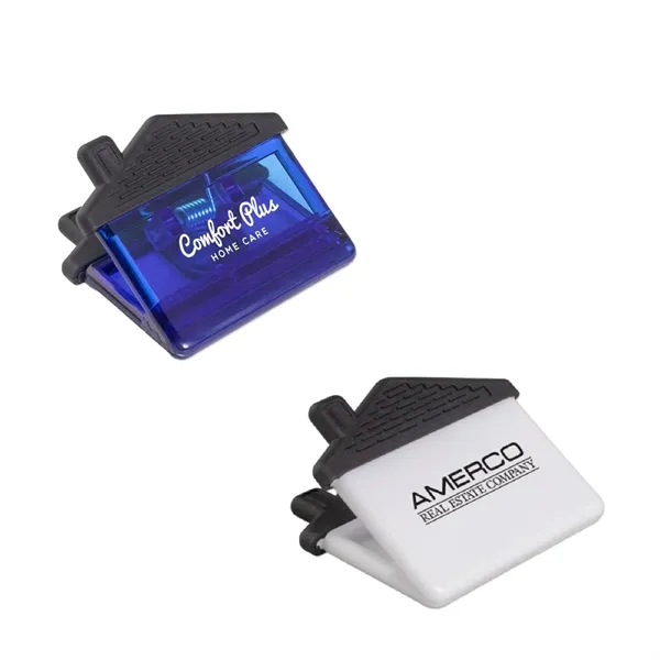 House shape fridge magnet clip plus 1 color pad print on... from ASI 37218 Athena Promo (tm)