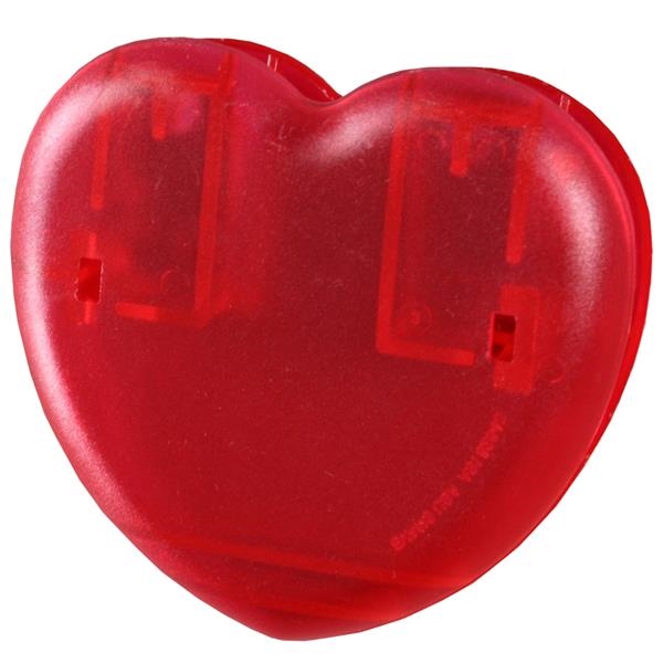 Heart shaped clip tightly seals food bags.... from ASI 52840 Evans Manufacturing / Evans