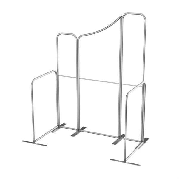 6.6'wx8'h MagLock Sloped Booth Display Kit D, lightweight frame, full color... from ASI 49891 Discount Marketing Products / DMP