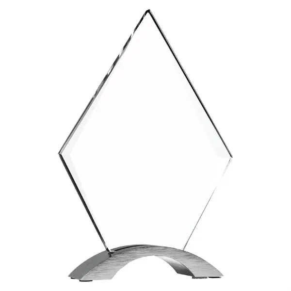 8 1/2" acrylic and aluminum award with a silver base and... from ASI 74601 Calico