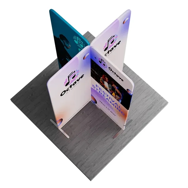 6.6'wx8'h MagLock X-Shape Booth Display Kit H, lightweight frame, full color... from ASI 49891 Discount Marketing Products / DMP