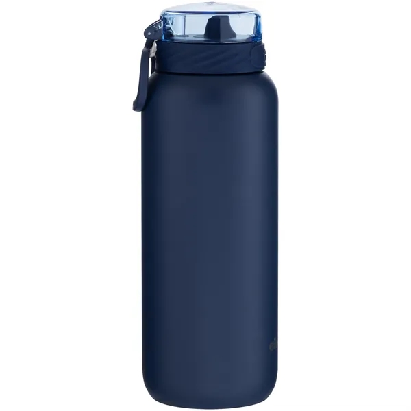 32 oz stainless steel water bottle with threaded lid and straw.... from ASI 51197 ETS Express, LLC