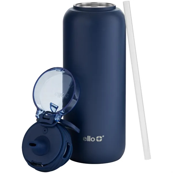 32 oz stainless steel water bottle with threaded lid and straw.... from ASI 51197 ETS Express, LLC