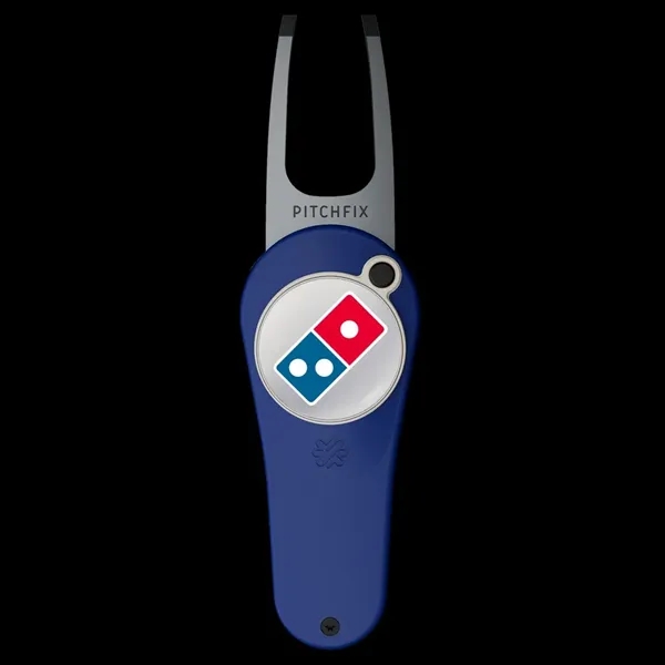 Switchblade-style divot fixer with removable ball marker.... from ASI 57653 Gold Bond