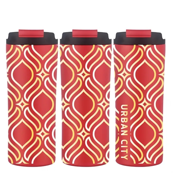 20 oz. Dual Lid Tumbler with a metal straw and silicone... from ASI 90807 Tekweld