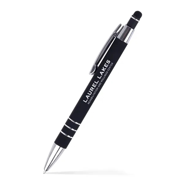 Soft satin silk touch metal pen with click action.... from ASI 55583 GMG Pen / Ultra PENWORKS