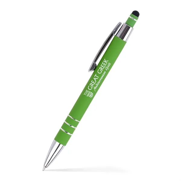 Soft satin silk touch metal pen with click action.... from ASI 55583 GMG Pen / Ultra PENWORKS