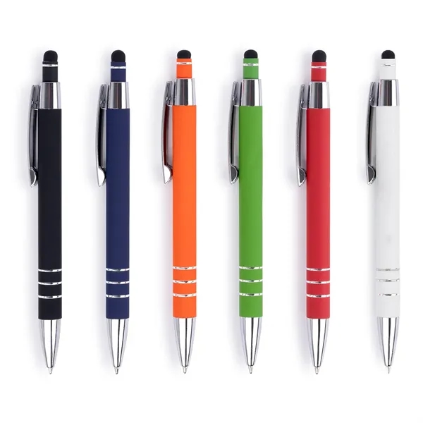Soft satin silk touch metal pen with click action.... from ASI 55583 GMG Pen / Ultra PENWORKS