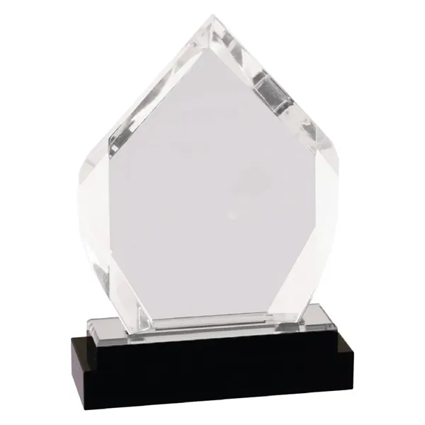 5" x 1 3/4" x 7" acrylic diamond-shaped faceted award on... from ASI 74601 Calico