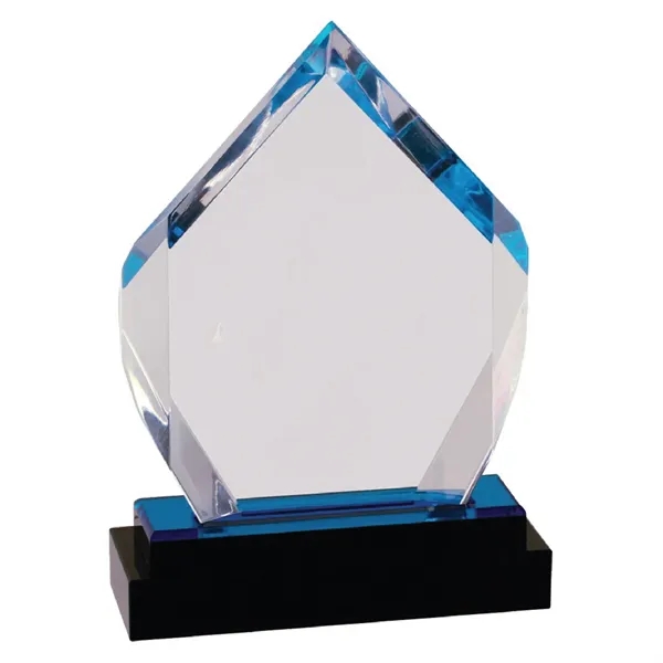 5" x 1 3/4" x 7" acrylic diamond-shaped faceted award on... from ASI 74601 Calico