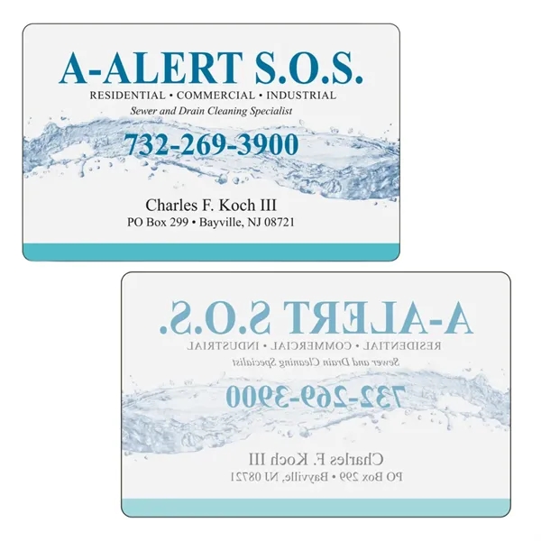 Leave a lasting impression with clear cards!... from ASI 42393 Budgetcard Inc