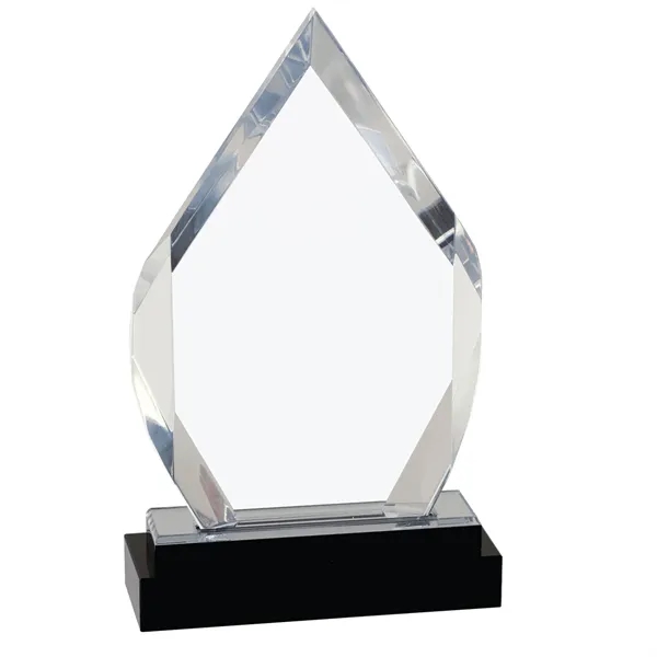 5" x 1 3/4" x 8" acrylic diamond-shaped faceted trophy on... from ASI 74601 Calico