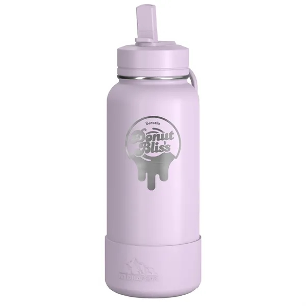 32 oz. double wall insulated stainless steel bottle with lid, built-in... from ASI 57653 Gold Bond
