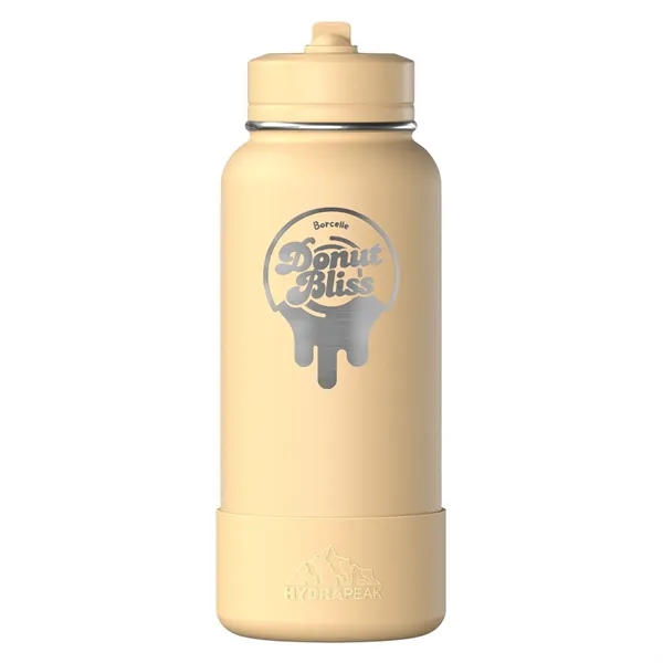 32 oz. double wall insulated stainless steel bottle with lid, built-in... from ASI 57653 Gold Bond
