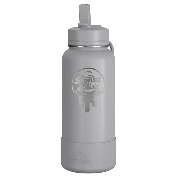 32 oz. double wall insulated stainless steel bottle with lid, built-in... from ASI 57653 Gold Bond