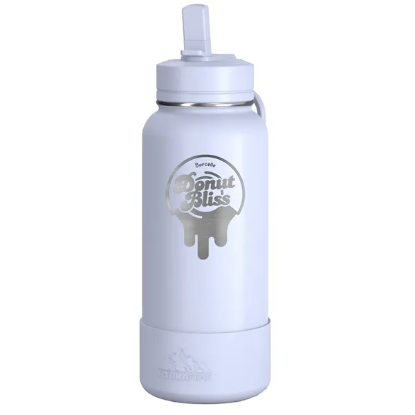 32 oz. double wall insulated stainless steel bottle with lid, built-in... from ASI 57653 Gold Bond