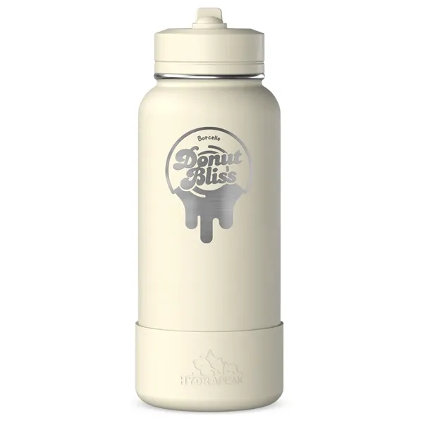 32 oz. double wall insulated stainless steel bottle with lid, built-in... from ASI 57653 Gold Bond