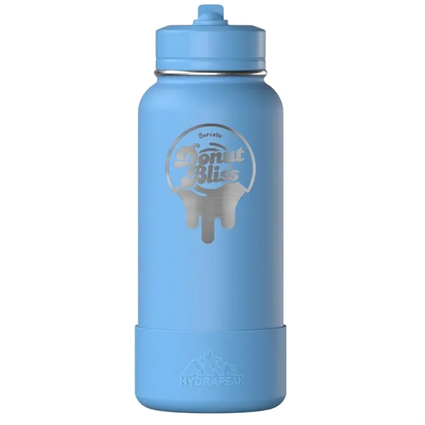 32 oz. double wall insulated stainless steel bottle with lid, built-in... from ASI 57653 Gold Bond