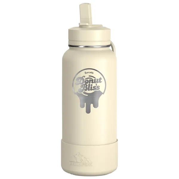 32 oz. double wall insulated stainless steel bottle with lid, built-in... from ASI 57653 Gold Bond