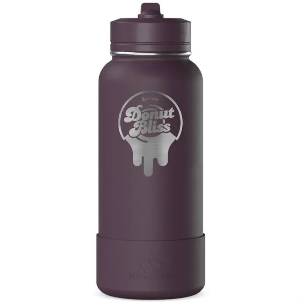 32 oz. double wall insulated stainless steel bottle with lid, built-in... from ASI 57653 Gold Bond