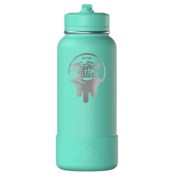 32 oz. double wall insulated stainless steel bottle with lid, built-in... from ASI 57653 Gold Bond
