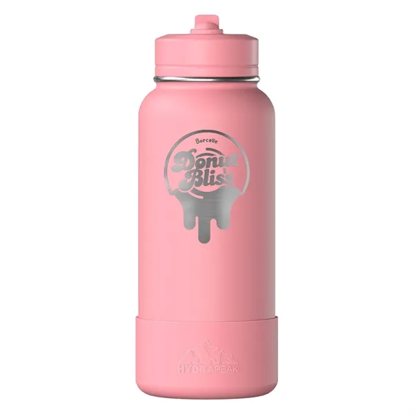 32 oz. double wall insulated stainless steel bottle with lid, built-in... from ASI 57653 Gold Bond