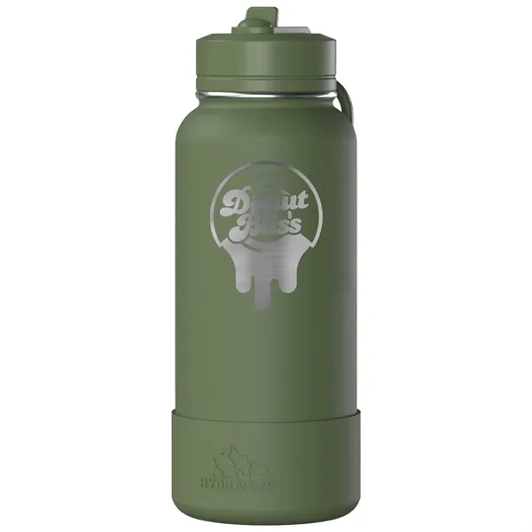 32 oz. double wall insulated stainless steel bottle with lid, built-in... from ASI 57653 Gold Bond