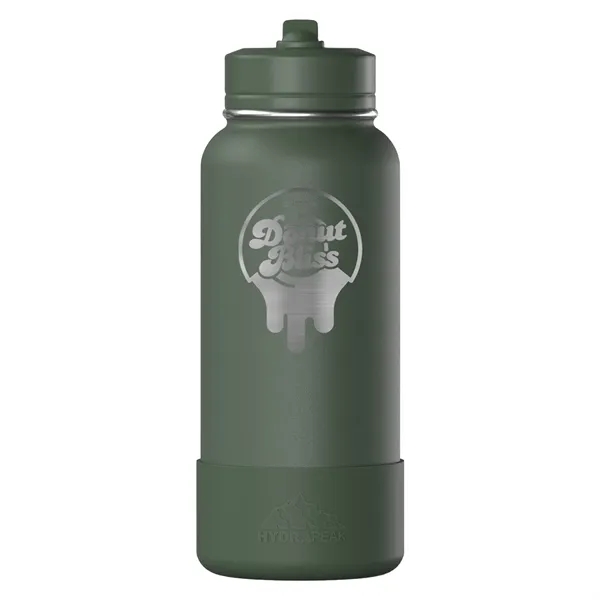 32 oz. double wall insulated stainless steel bottle with lid, built-in... from ASI 57653 Gold Bond