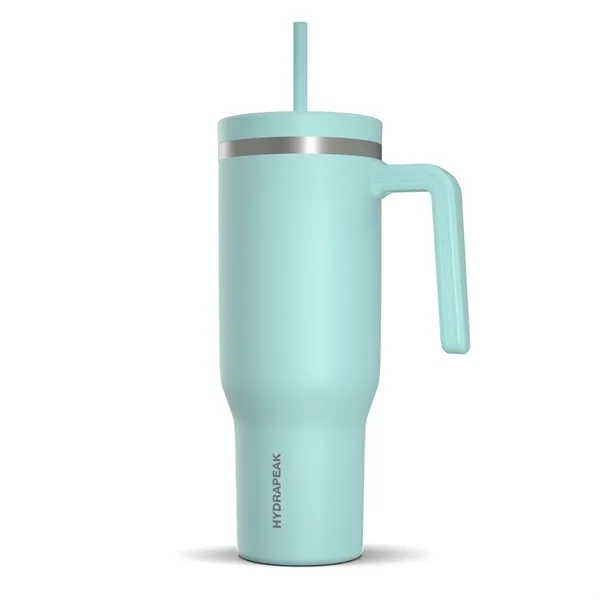 40 oz. double wall insulated stainless steel tumbler with lid and... from ASI 57653 Gold Bond