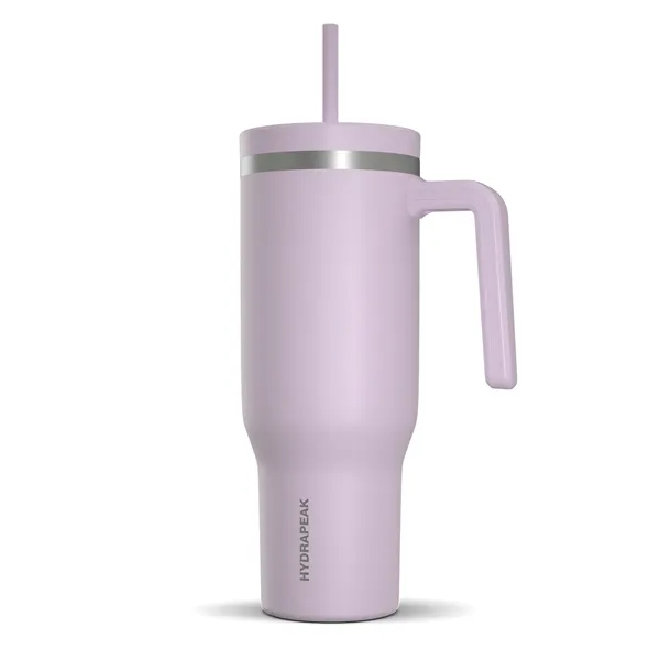 40 oz. double wall insulated stainless steel tumbler with lid and... from ASI 57653 Gold Bond