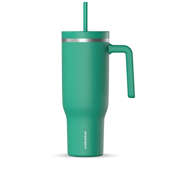 40 oz. double wall insulated stainless steel tumbler with lid and... from ASI 57653 Gold Bond