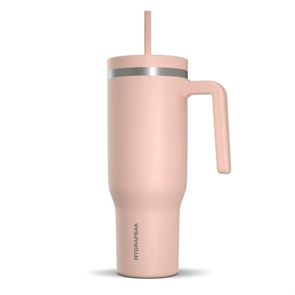 40 oz. double wall insulated stainless steel tumbler with lid and... from ASI 57653 Gold Bond