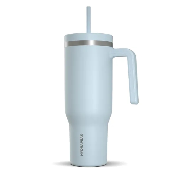 40 oz. double wall insulated stainless steel tumbler with lid and... from ASI 57653 Gold Bond