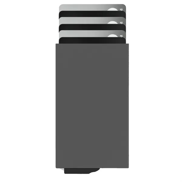 This MagSafe aluminum wallet features RFID-blocking protection and a push-tab that... from ASI 34800 Alstar Creations