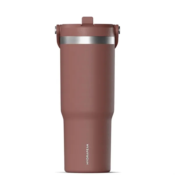 32 oz. stainless steel tumbler with double-wall insulation, lid, straw and... from ASI 57653 Gold Bond