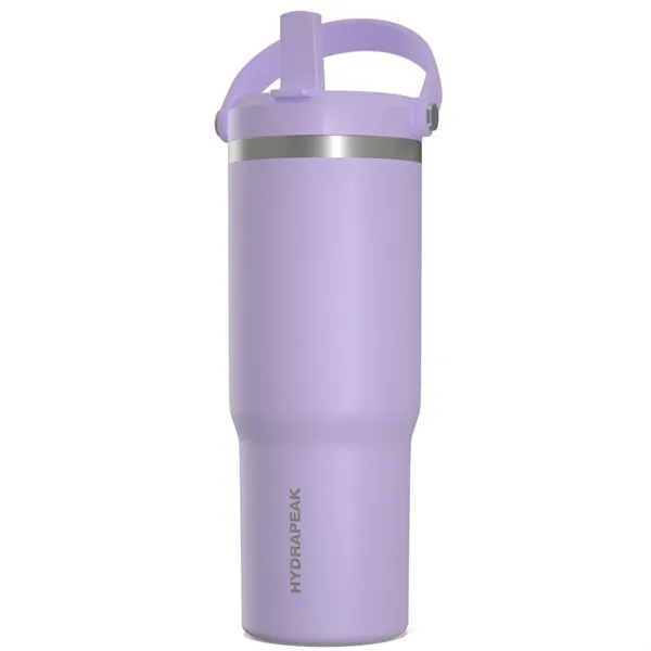 32 oz. stainless steel tumbler with double-wall insulation, lid, straw and... from ASI 57653 Gold Bond
