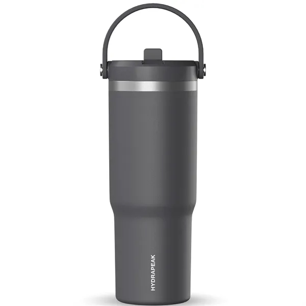 32 oz. stainless steel tumbler with double-wall insulation, lid, straw and... from ASI 57653 Gold Bond