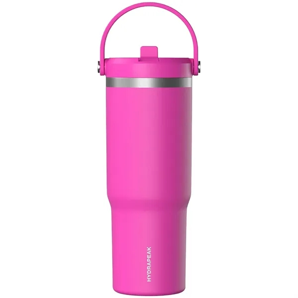 32 oz. stainless steel tumbler with double-wall insulation, lid, straw and... from ASI 57653 Gold Bond