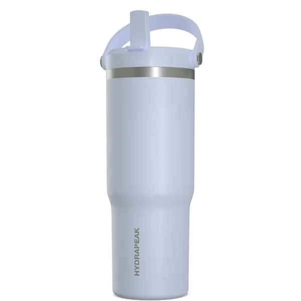 32 oz. stainless steel tumbler with double-wall insulation, lid, straw and... from ASI 57653 Gold Bond