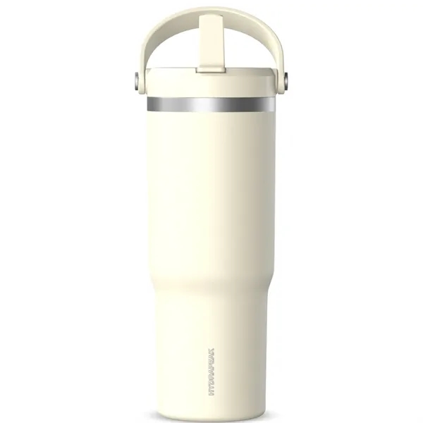 32 oz. stainless steel tumbler with double-wall insulation, lid, straw and... from ASI 57653 Gold Bond