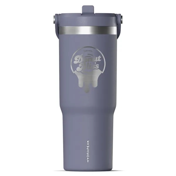 32 oz. stainless steel tumbler with double-wall insulation, lid, straw and... from ASI 57653 Gold Bond