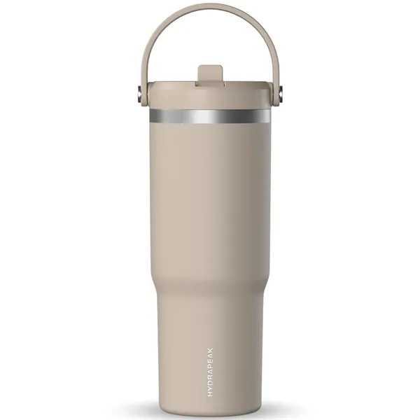 32 oz. stainless steel tumbler with double-wall insulation, lid, straw and... from ASI 57653 Gold Bond