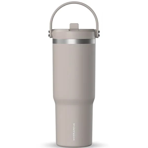 32 oz. stainless steel tumbler with double-wall insulation, lid, straw and... from ASI 57653 Gold Bond