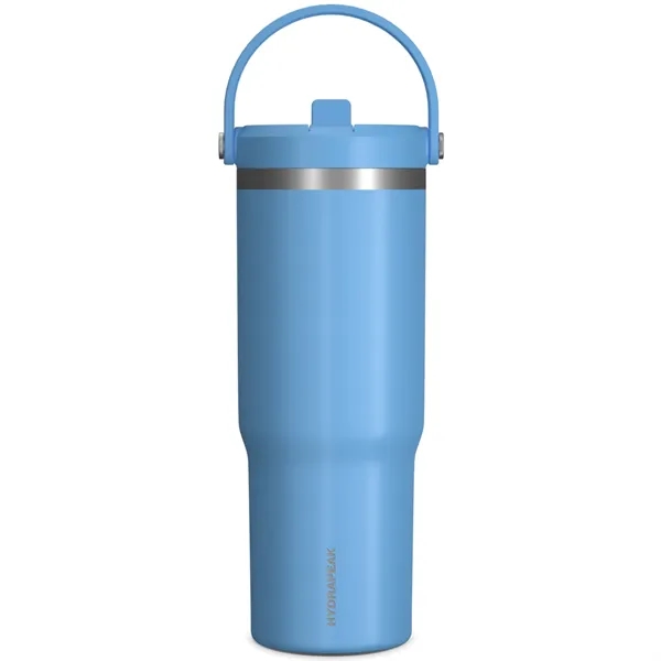 32 oz. stainless steel tumbler with double-wall insulation, lid, straw and... from ASI 57653 Gold Bond