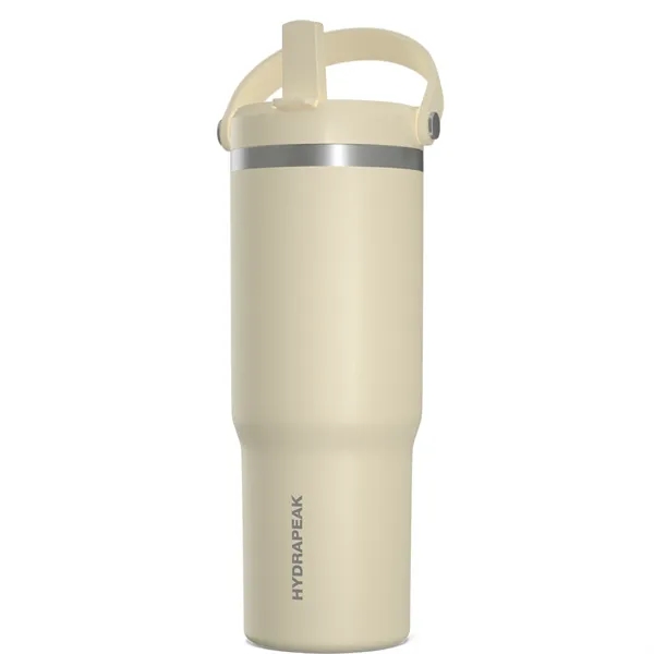 32 oz. stainless steel tumbler with double-wall insulation, lid, straw and... from ASI 57653 Gold Bond